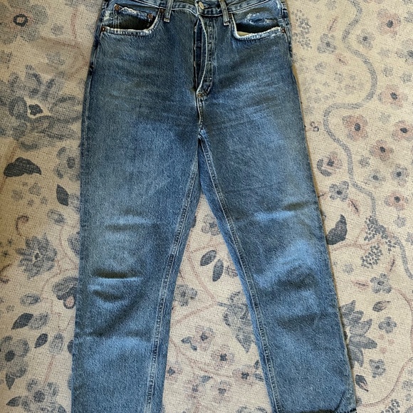 AGOLDE Riley High Rise Straight Crop Jeans - Picture 4 of 6